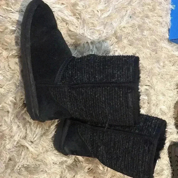 Minnetonka boots shearling suede guc - Picture 3 of 10